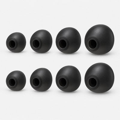 Four sizes of silicone ear tips