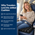 Why travelers love the JetNod cushion